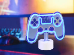 MeineWunschleuchte 2er SET Deko LED Tischleuchten Batterie- Oder USB Betrieben, Höhe 18cm -Lamp Geschaft 2er set deko led tischleuchten batterie oder usb b 2