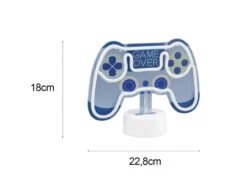 MeineWunschleuchte 2er SET Deko LED Tischleuchten Batterie- Oder USB Betrieben, Höhe 18cm -Lamp Geschaft 2er set deko led tischleuchten batterie oder usb b 4