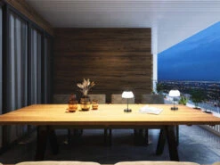 MeineWunschleuchte 2er SET Kabellose Tischlampen Schwarz / Opalglas Mit Touchdimmer, Höhe 35cm -Lamp Geschaft 2er set kabellose tischlampen schwarz opalglas mit 6