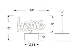 MeineWunschleuchte 2er SET LED Dekoleuchte Mit Schriftzug Home Batterie- Oder USB Betrieben H: 16cm -Lamp Geschaft 2er set led dekoleuchte mit schriftzug home batter 5