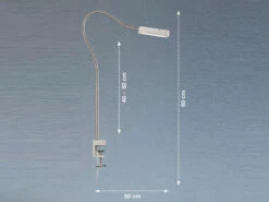 MeineWunschleuchte 2er SET LED Klemmlampen Dimmbar, Schwanenhals Leselampen -Lamp Geschaft 2er set led klemmlampen dimmbar schwanenhals lesel 3