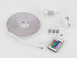MeineWunschleuchte 2er Set LED Streifen Mit Fernbedienung, RGB Farbwechsler & Dimmer - 5 Meter 12 MeineWunschleuchte 2er Set LED Streifen Mit Fernbedienung, RGB Farbwechsler & Dimmer - 5 Meter -Lamp Geschaft 2er set led streifen mit fernbedienung rgb farbwec 4
