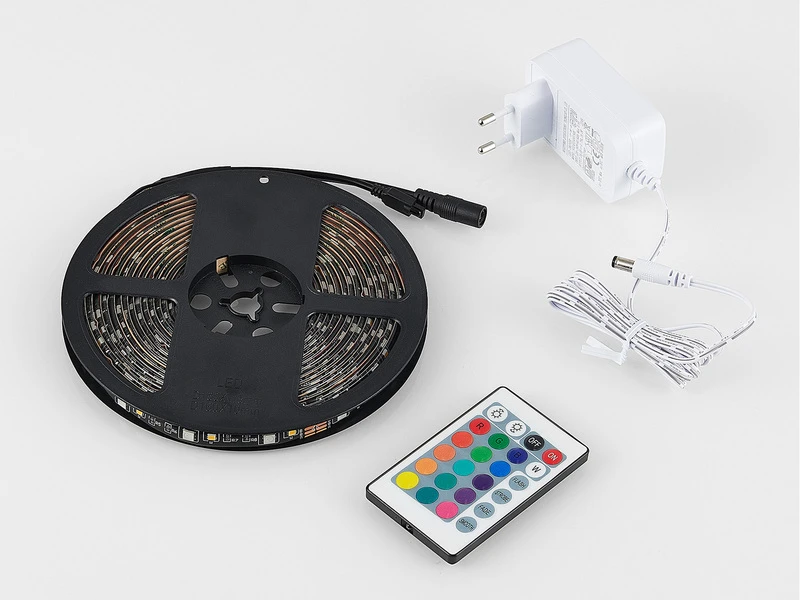 MeineWunschleuchte 2er Set LED Streifen Mit Fernbedienung & RGB Für Innen & Außen - 5 Meter 6 MeineWunschleuchte 2er Set LED Streifen Mit Fernbedienung & RGB Für Innen & Außen - 5 Meter – Bild 6