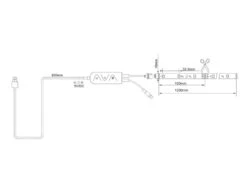 MeineWunschleuchte 2er Set LED Streifen Mit Fernbedienung, RGB & Sound Control - 120cm -Lamp Geschaft 2er set led streifen mit fernbedienung rgb sound c 19