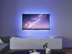 MeineWunschleuchte 2er Set LED Streifen Mit Fernbedienung, RGB & Sound Control - 300cm -Lamp Geschaft 2er set led streifen mit fernbedienung rgb sound c 2