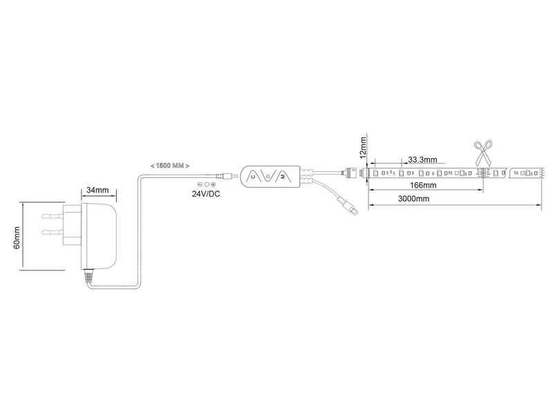 MeineWunschleuchte 2er Set LED Streifen Mit Fernbedienung, RGB & Sound Control Funktion - 3 Meter 10 MeineWunschleuchte 2er Set LED Streifen Mit Fernbedienung, RGB & Sound Control Funktion - 3 Meter – Bild 10