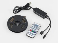 MeineWunschleuchte 2er Set LED Streifen Mit Fernbedienung, RGB & Sound Control - 300cm -Lamp Geschaft 2er set led streifen mit fernbedienung rgb sound c 5