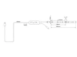 MeineWunschleuchte 2er Set LED Streifen Mit Fernbedienung, RGB & Sound Control - 300cm -Lamp Geschaft 2er set led streifen mit fernbedienung rgb sound c 9