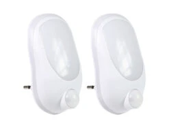 Ranex 2er SET Nachtlichter Mit Bewegungsmelder, 3 X 0,8W LEDs, Orientierungslicht