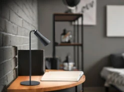 Reality Leuchten 3 In 1 LED Akku Tischleuchte MAXI Mit Klemm- & Klebestation, Schwarz H: 36cm -Lamp Geschaft 3 in 1 led akku tischleuchte maxi mit klemm klebes 2