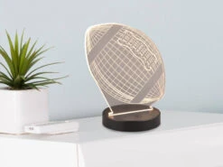 Reality Leuchten 3D Dekoleuchte FOOTBALL Mit RGB Farbwechsler, Höhe 21cm