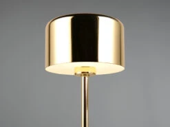 Reality Leuchten Akku Tischleuchte JEFF Per USB Aufladbar, Sensordimmer, Messing Poliert, 30cm -Lamp Geschaft akku tischleuchte jeff per usb aufladbar sensordim 15