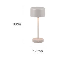 Reality Leuchten Akku Tischleuchte JEFF Per USB Aufladbar, Sensordimmer, Hellgrau, 30cm 9 Reality Leuchten Akku Tischleuchte JEFF Per USB Aufladbar, Sensordimmer, Hellgrau, 30cm -Lamp Geschaft akku tischleuchte jeff per usb aufladbar sensordim 20
