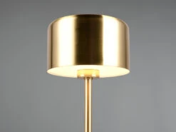 Reality Leuchten Akku Tischleuchte JEFF Per USB Aufladbar, Sensordimmer, Messing Matt, 30cm -Lamp Geschaft akku tischleuchte jeff per usb aufladbar sensordim 6