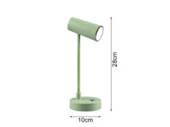 Reality Leuchten Akku Tischleuchte LENNY Per USB Aufladbar Sensordimmer Grün, 28cm -Lamp Geschaft akku tischleuchte lenny per usb aufladbar sensordi 2