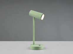 Reality Leuchten Akku Tischleuchte LENNY Per USB Aufladbar Sensordimmer Grün, 28cm -Lamp Geschaft akku tischleuchte lenny per usb aufladbar sensordi 3