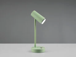 Reality Leuchten Akku Tischleuchte LENNY Per USB Aufladbar Sensordimmer Grün, 28cm -Lamp Geschaft akku tischleuchte lenny per usb aufladbar sensordi 5