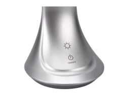 Reality Leuchten Akku Tischleuchte PATTY Info Panel Per USB Aufladbar Silber Dimmbar -Lamp Geschaft akku tischleuchte patty info panel per usb aufladb 5