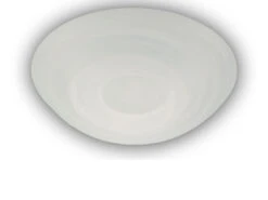 Niermann Deckenleuchte / Deckenschale Rund, Glas Alabaster, Ø 35cm
