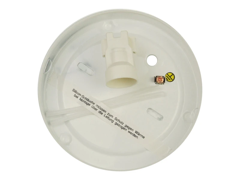 Niermann Deckenleuchte, Glas Satiniert Mit Klarrand, Dekorring Messing Matt, Ø 25cm 2 Niermann Deckenleuchte, Glas Satiniert Mit Klarrand, Dekorring Messing Matt, Ø 25cm – Bild 2