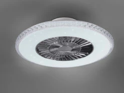 Reality Leuchten Deckenleuchte Mit Ventilator Dimmbar Fernbedienung & Wandhalterung Ø60cm -Lamp Geschaft deckenleuchte mit ventilator dimmbar fernbedienung 5