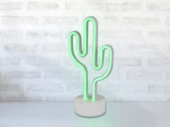Reality Leuchten Deko LED Tischleuchte CACTUS Batterie- Oder USB Betrieben, Höhe 29cm -Lamp Geschaft deko led tischleuchte cactus batterie oder usb bet 4