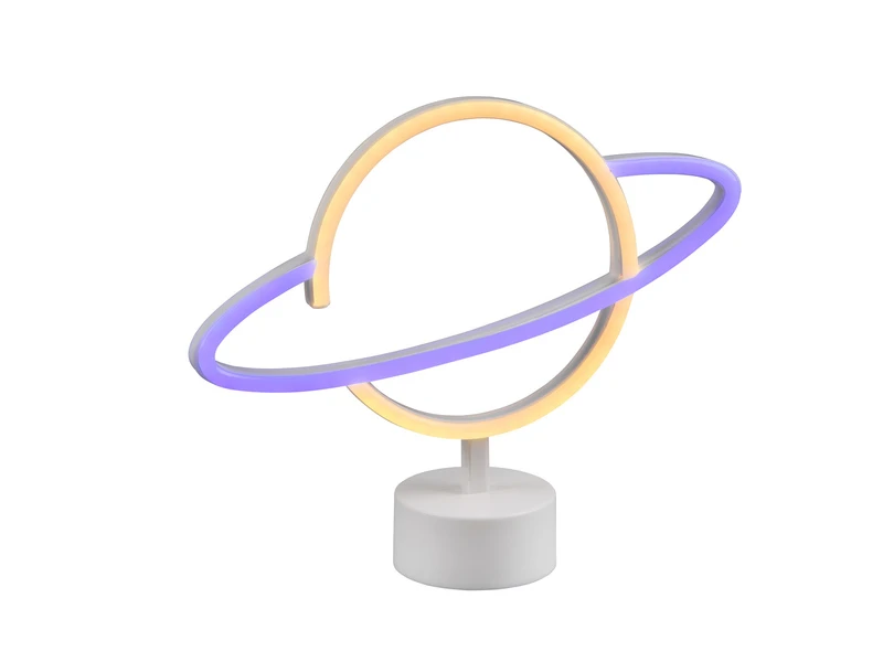 Reality Leuchten Deko LED Tischleuchte PLANET Batterie- Oder USB Betrieben, Höhe 25cm 2 Reality Leuchten Deko LED Tischleuchte PLANET Batterie- Oder USB Betrieben, Höhe 25cm – Bild 2