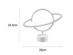 Reality Leuchten Deko LED Tischleuchte PLANET Batterie- Oder USB Betrieben, Höhe 25cm 10 Reality Leuchten Deko LED Tischleuchte PLANET Batterie- Oder USB Betrieben, Höhe 25cm -Lamp Geschaft deko led tischleuchte planet batterie oder usb bet 3