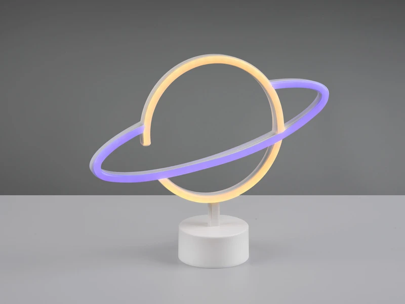 Reality Leuchten Deko LED Tischleuchte PLANET Batterie- Oder USB Betrieben, Höhe 25cm 1 Reality Leuchten Deko LED Tischleuchte PLANET Batterie- Oder USB Betrieben, Höhe 25cm