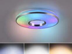Reality Leuchten Dimmbare LED Deckenleuchte REALTA Dynamic Light & Farbwechsler Ø39cm
