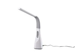 Reality Leuchten Dimmbare LED Schreibtischleuchte VENTO USB Anschluß & Ventilator Weiß Höhe 46cm -Lamp Geschaft dimmbare led schreibtischleuchte vento usb anschlu 2