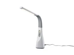 Reality Leuchten Dimmbare LED Schreibtischleuchte VENTO USB Anschluß & Ventilator Weiß Höhe 46cm -Lamp Geschaft dimmbare led schreibtischleuchte vento usb anschlu 7