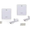 Smartwares Dimmbares LED Nachtlicht Im 2er Set Bewegungs- & Dämmerungssensor - Aufladbar