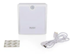 Smartwares Dimmbares LED Nachtlicht Mit Bewegungs- & Dämmerungssensor, Per USB Aufladbar