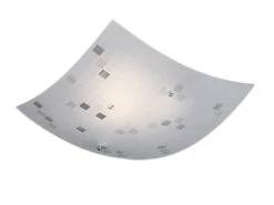 Lamp Geschaft -Lamp Geschaft eckige deckenschale colina 40x40cm glaslampenschir 1