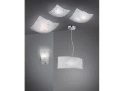 Trio Leuchten Eckige Deckenschale COLINA 40x40cm, Glaslampenschirm In Weiß Grau Gemustert 10 Trio Leuchten Eckige Deckenschale COLINA 40x40cm, Glaslampenschirm In Weiß Grau Gemustert -Lamp Geschaft eckige deckenschale colina 40x40cm glaslampenschir 4