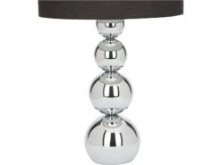 Ranex Elegante Schirm Tischleuchte MANDY Schwarz Mit Touch Funktion 3 Stufig Dimmbar -Lamp Geschaft elegante schirm tischleuchte mandy schwarz mit tou 2