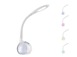 Globo Flex LED Schreibtischlampe TARRON, Dimmbar, Sockel Mit Farbwechsel