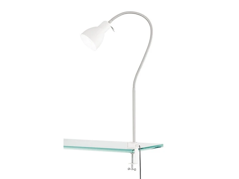 Fischer & Honsel Flexible Klemmleuchte LOLLAND Weiß - Leselampe Für Bett & Sofa 2 Fischer & Honsel Flexible Klemmleuchte LOLLAND Weiß - Leselampe Für Bett & Sofa – Bild 2