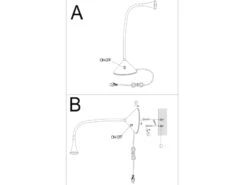Reality Leuchten Flexible LED Schreibtischleuchten 2er SET In Schwarz, Auch Wandmontage Möglich 11 Reality Leuchten Flexible LED Schreibtischleuchten 2er SET In Schwarz, Auch Wandmontage Möglich -Lamp Geschaft flexible led schreibtischleuchten 2er set in schwa 4