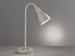 MeineWunschleuchte Flexible Schreibtischlampe Grau Mit LED - Leselampe & Arbeitsleuchte -Lamp Geschaft flexible schreibtischlampe grau mit led leselampe 1 2