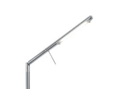 Trio Leuchten Große LED Schreibtischleuchte Stufenlos Dimmbar Silber Matt, Höhe 85cm -Lamp Geschaft grosse led schreibtischleuchte stufenlos dimmbar s 2