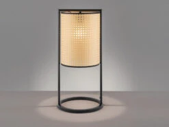 MeineWunschleuchte Große LED Tischleuchte Mit Geflecht In Rattan Optik 56cm - Hocker / Bodenlampe 13 MeineWunschleuchte Große LED Tischleuchte Mit Geflecht In Rattan Optik 56cm - Hocker / Bodenlampe -Lamp Geschaft grosse led tischleuchte mit geflecht in rattan opt 2
