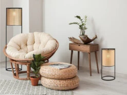 MeineWunschleuchte Große LED Tischleuchte Mit Geflecht In Rattan Optik 56cm - Hocker / Bodenlampe 18 MeineWunschleuchte Große LED Tischleuchte Mit Geflecht In Rattan Optik 56cm - Hocker / Bodenlampe -Lamp Geschaft grosse led tischleuchte mit geflecht in rattan opt 7