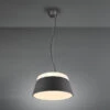 Trio Leuchten Große Moderne LED Pendelleuchte Dimmbar Mit Metallschirm Anthrazit Ø 45cm