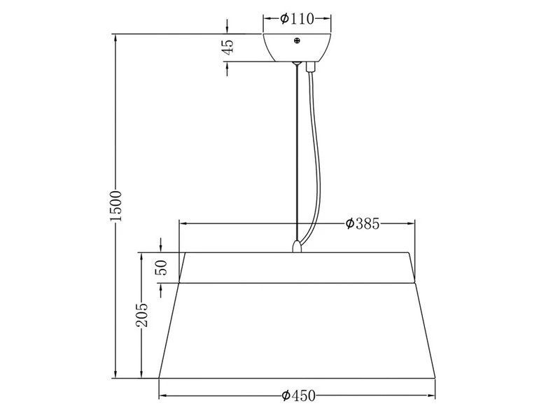 Trio Leuchten Große Moderne LED Pendelleuchte Dimmbar Mit Metallschirm Anthrazit Ø 45cm 4 Trio Leuchten Große Moderne LED Pendelleuchte Dimmbar Mit Metallschirm Anthrazit Ø 45cm – Bild 4