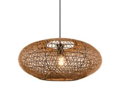 Trio Leuchten Große Pendelleuchte HEDDA 1 Flammig Korbgeflecht Aus Sisal Ø 52cm -Lamp Geschaft grosse pendelleuchte hedda 1 flammig korbgeflecht 1 7