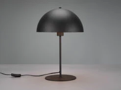 Trio Leuchten Große Tischleuchte NOLA Aus Metall Schwarz, Lampenschirm Innen Gold, Höhe 45cm -Lamp Geschaft grosse tischleuchte nola aus metall schwarz lampen 2