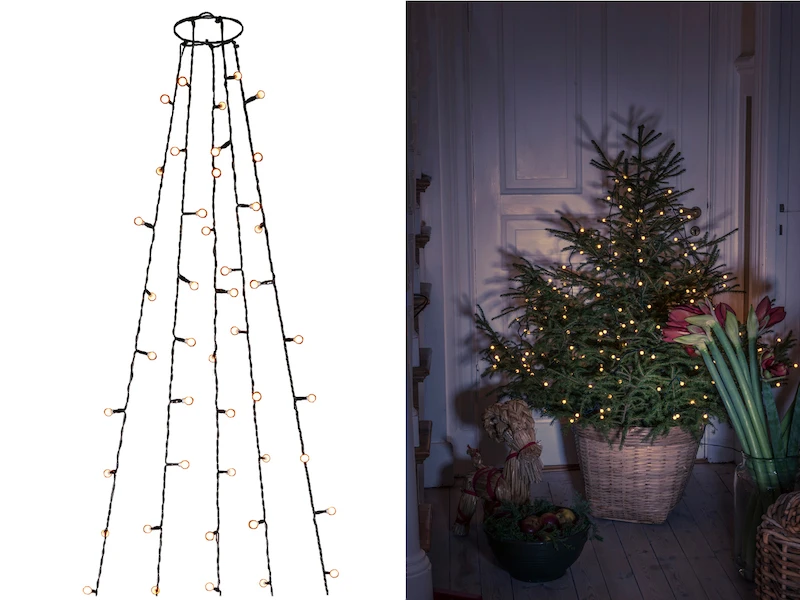 Konstsmide Hängende LED Christbaum Lichterkette 150 Bernsteinfarbene LED´s - "Baummantel" 1 Konstsmide Hängende LED Christbaum Lichterkette 150 Bernsteinfarbene LED´s - "Baummantel"