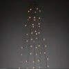 Konstsmide Hängende LED Christbaum Lichterkette 200 Bernsteinfarbene LED´s - "Baummantel"